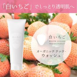 白いちご WHITE ICHIGO オーガニック テック-ウォッシュ 洗顔料